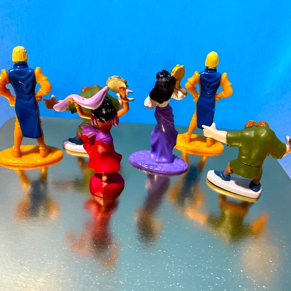 DISNEY VINTAGE 90s HUNCHBACK OF NOTRE DAME FROLLE PVC FIGURES BUNDLE OF 6 - Picture 11 of 13